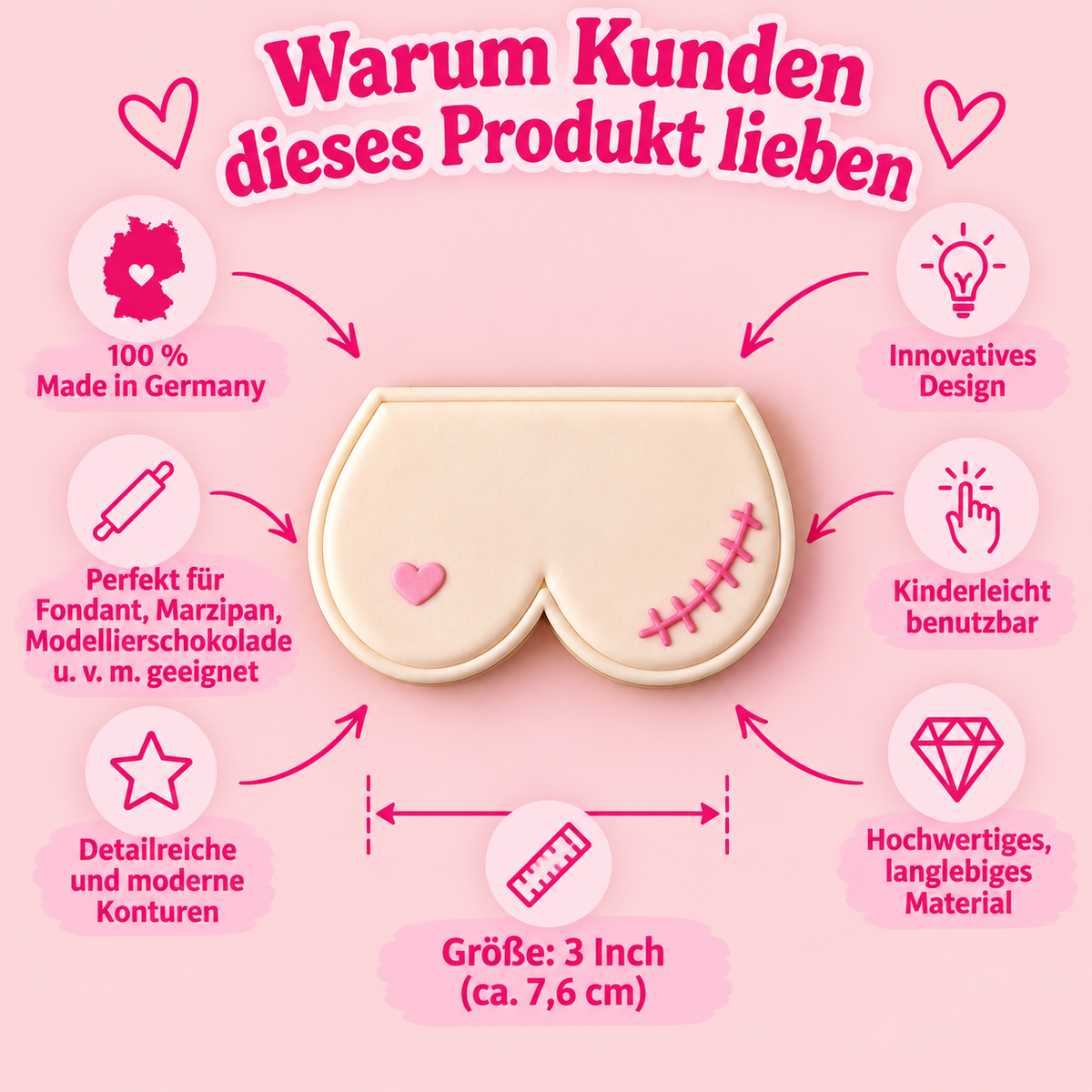 Brust mit Narbe