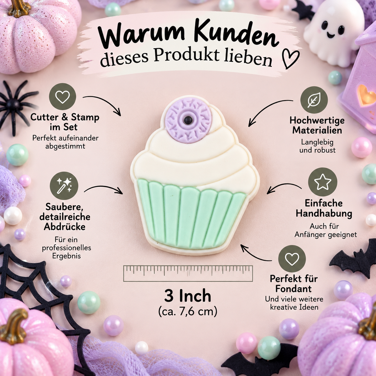 Augapfel-Cupcake