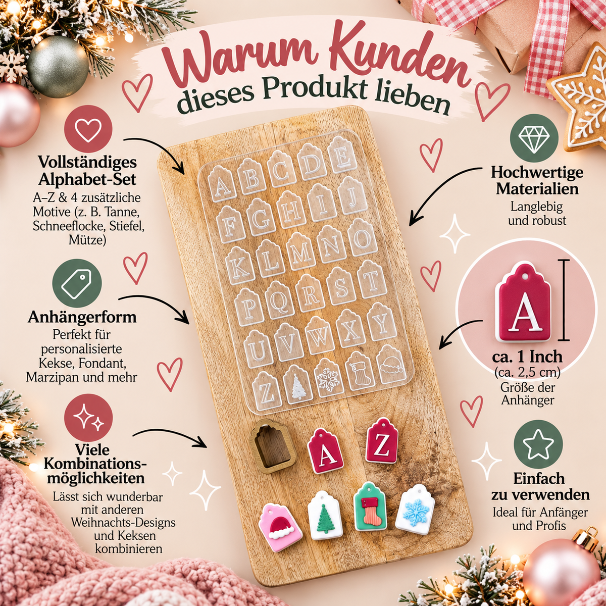Alphabet Anhänger Set