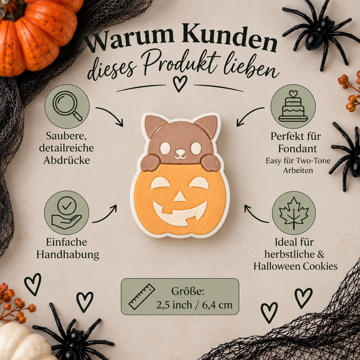 Kürbis-Katze