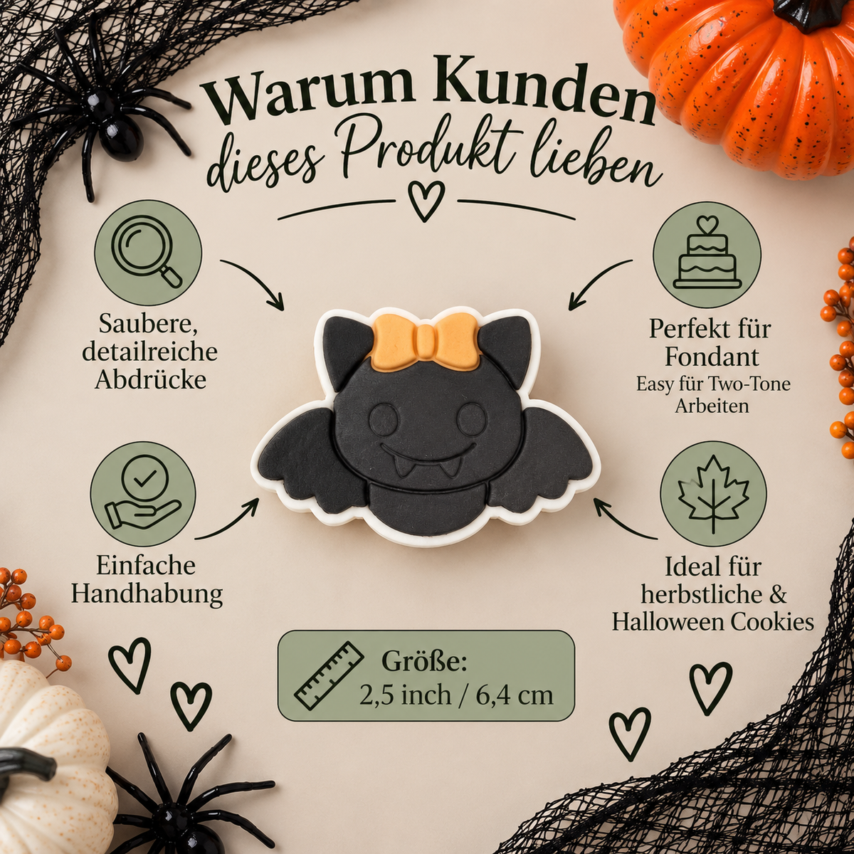 Fledermaus mit Schleife