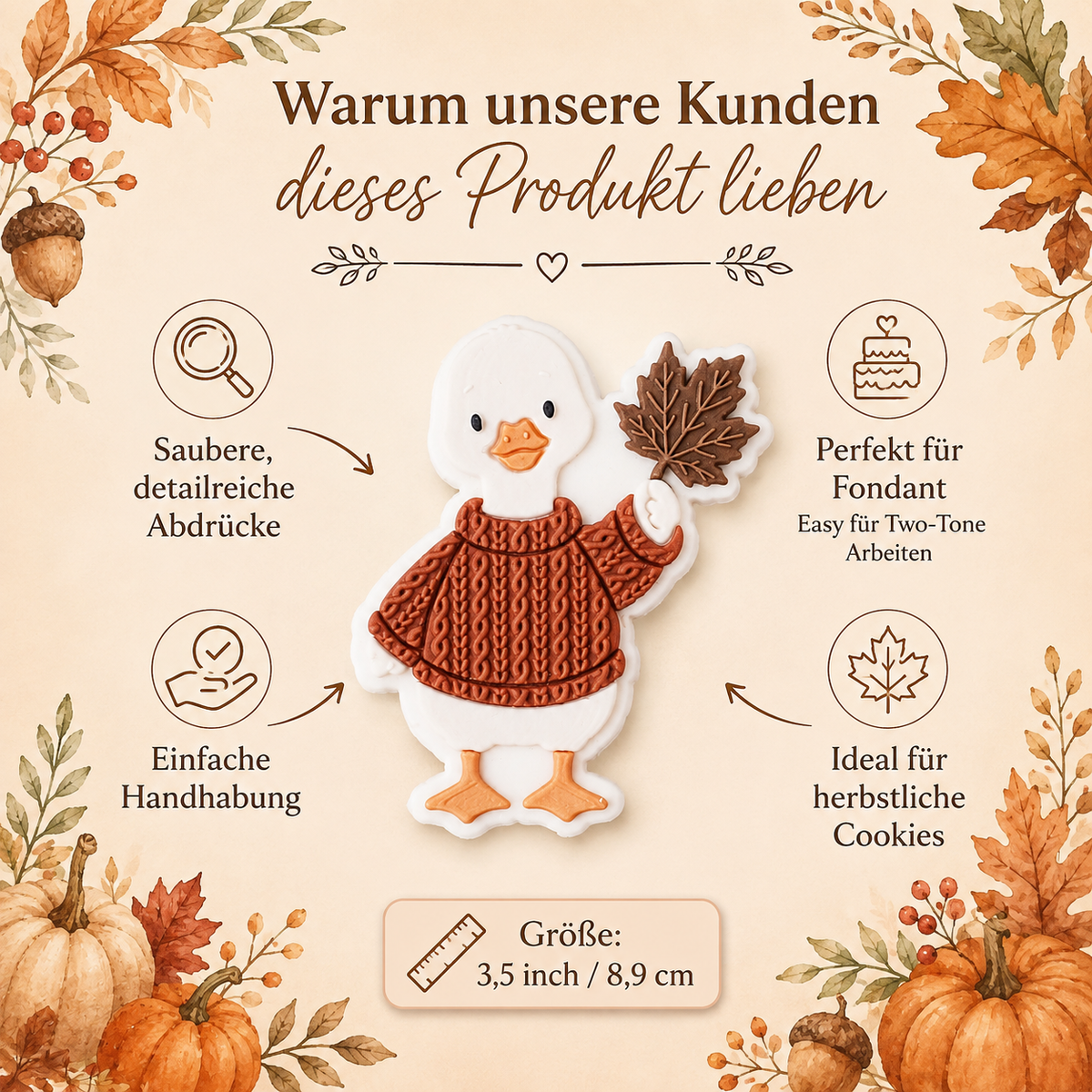 Gans mit Pullover