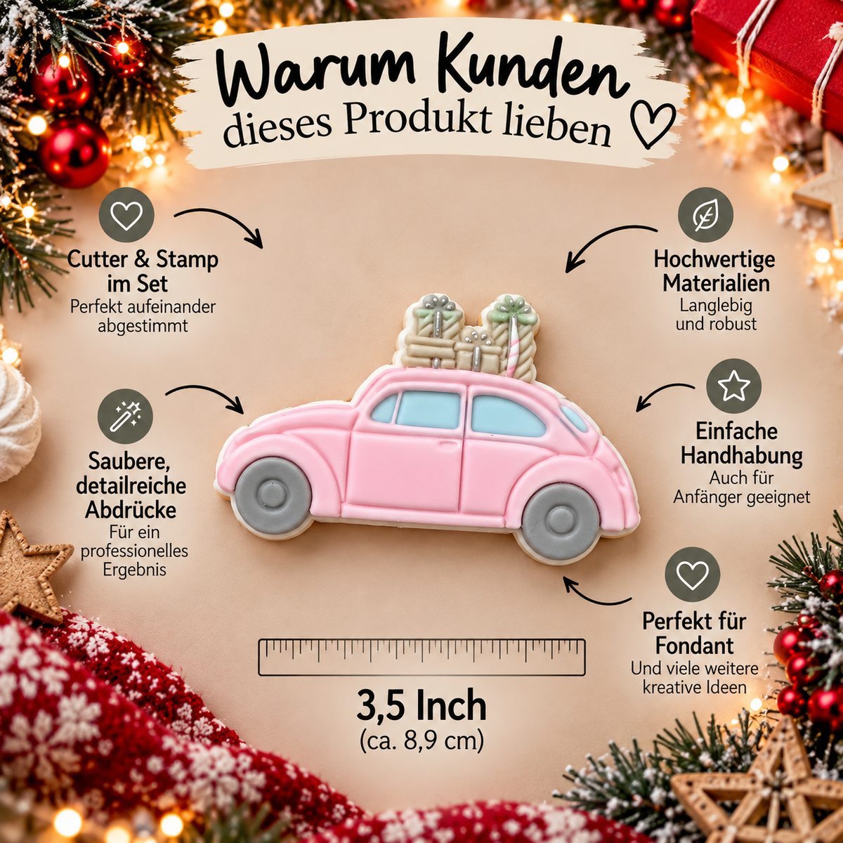 Auto mit Geschenken