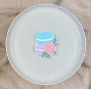 Macarons mit Rose