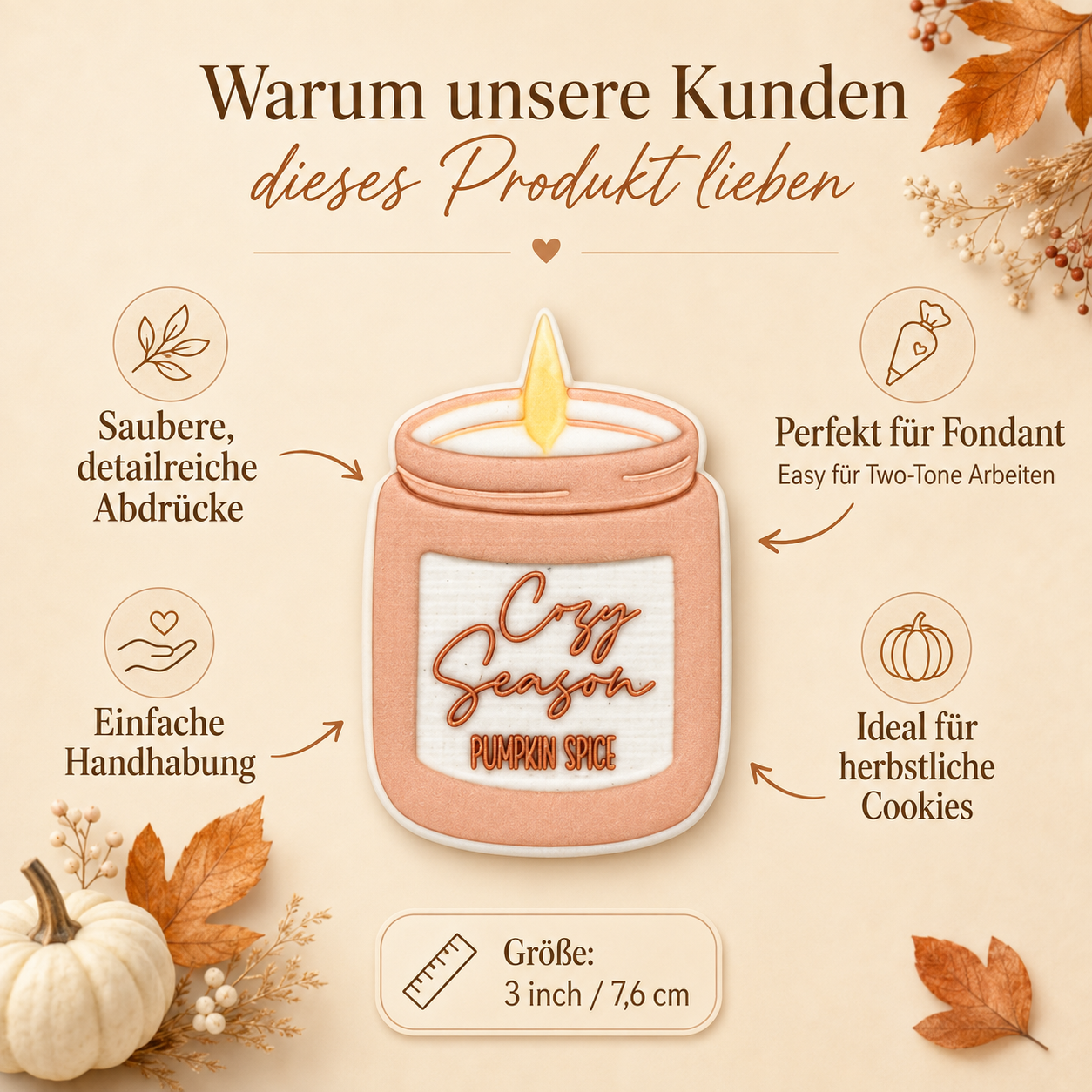 Kerze Cozy Season