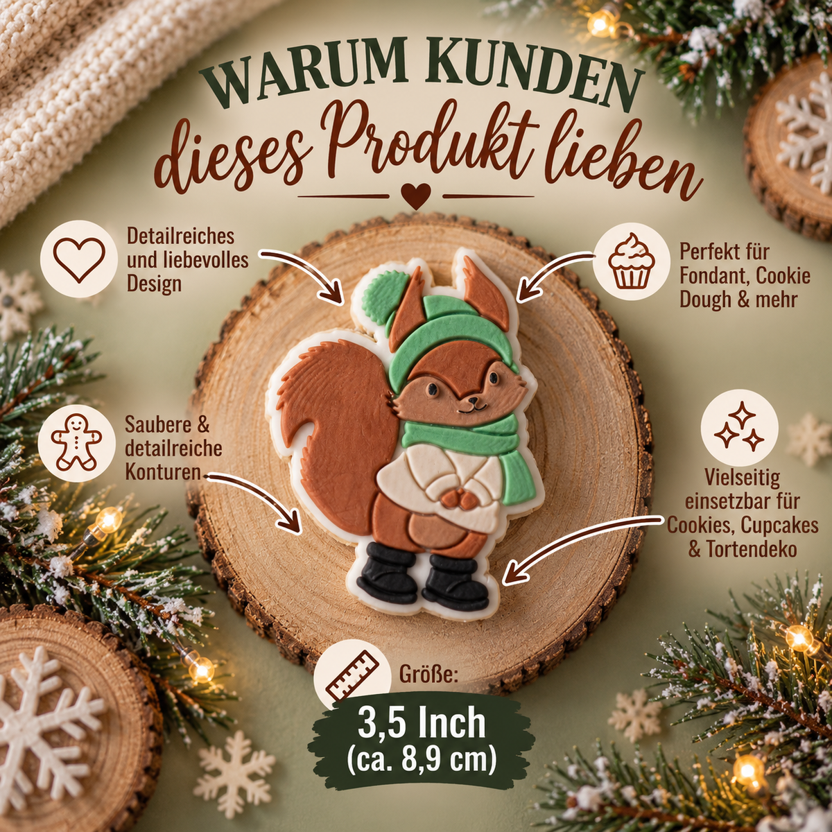 Fuchs mit Mütze