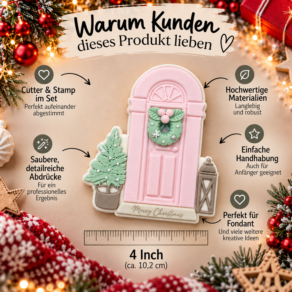 Weihnachtstür