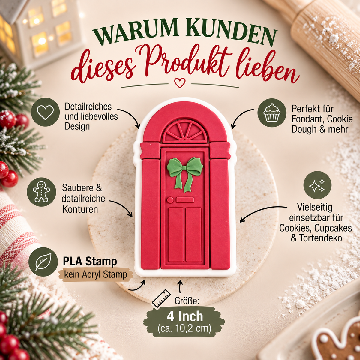 Weihnachtstür