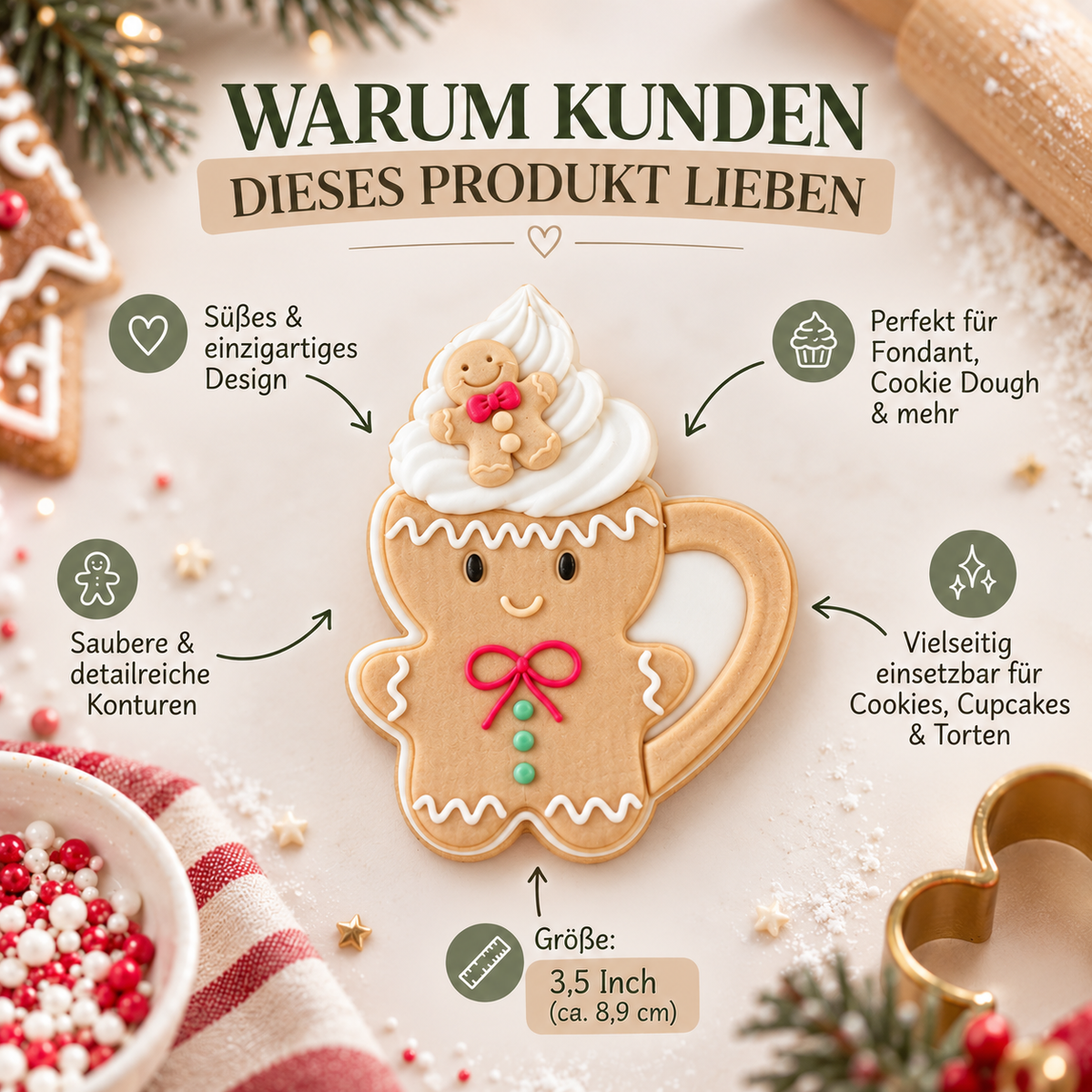 Lebkuchenmann-Tasse