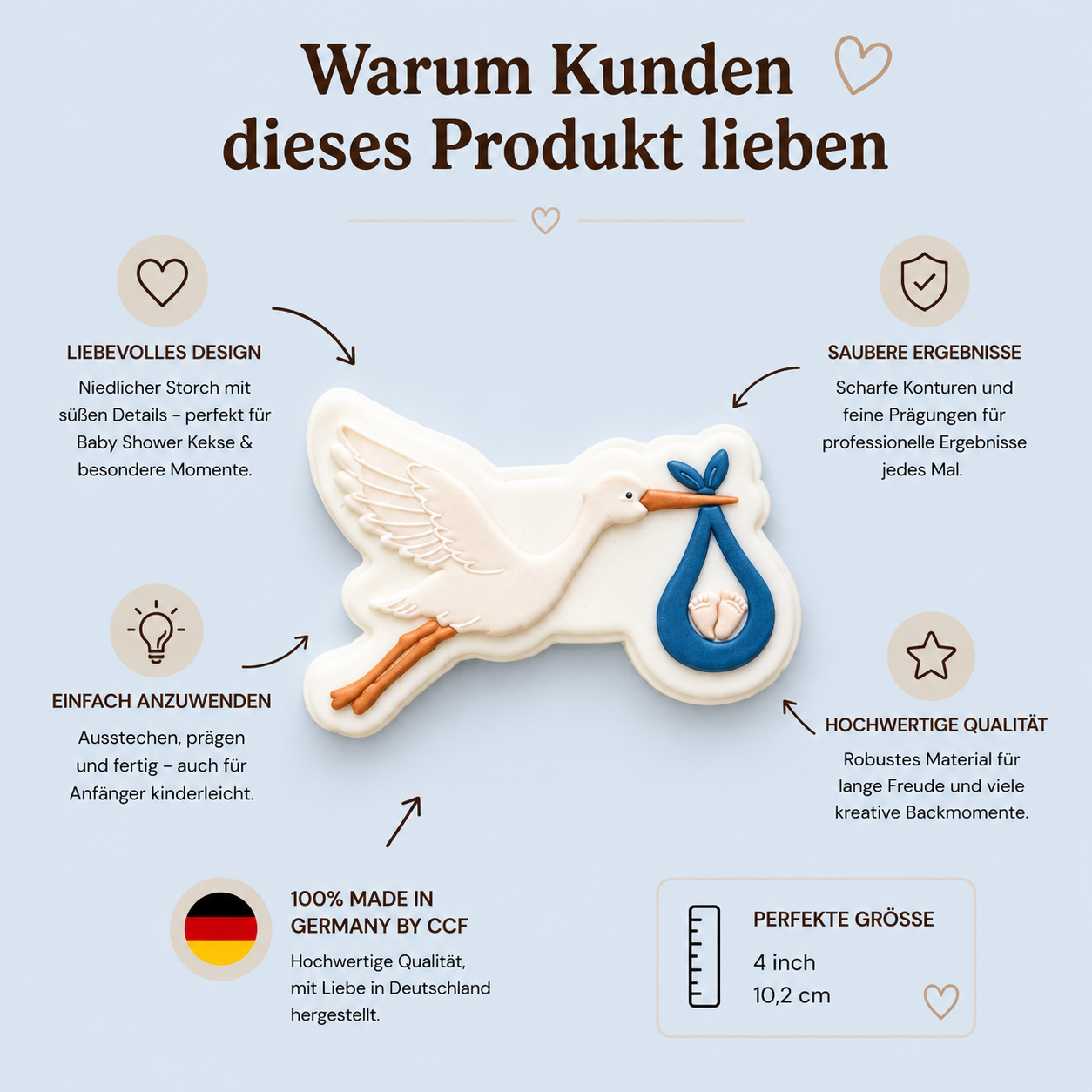 Fliegender Storch