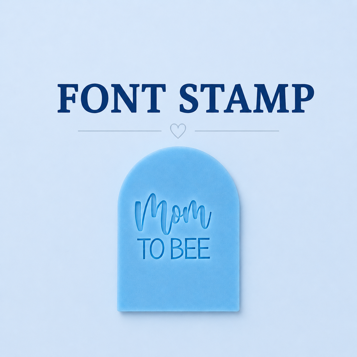 Mom to Bee Font Stamp