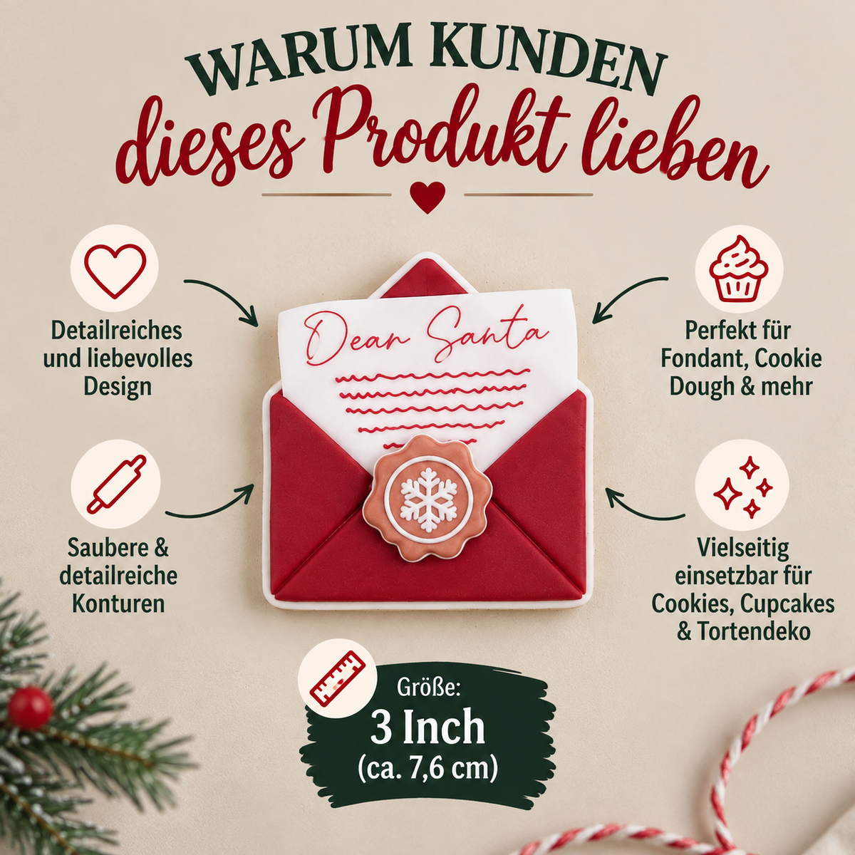 Brief an den Weihnachtsmann