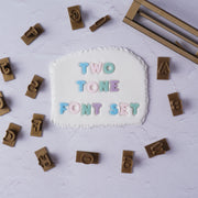 Two Tone Font Set