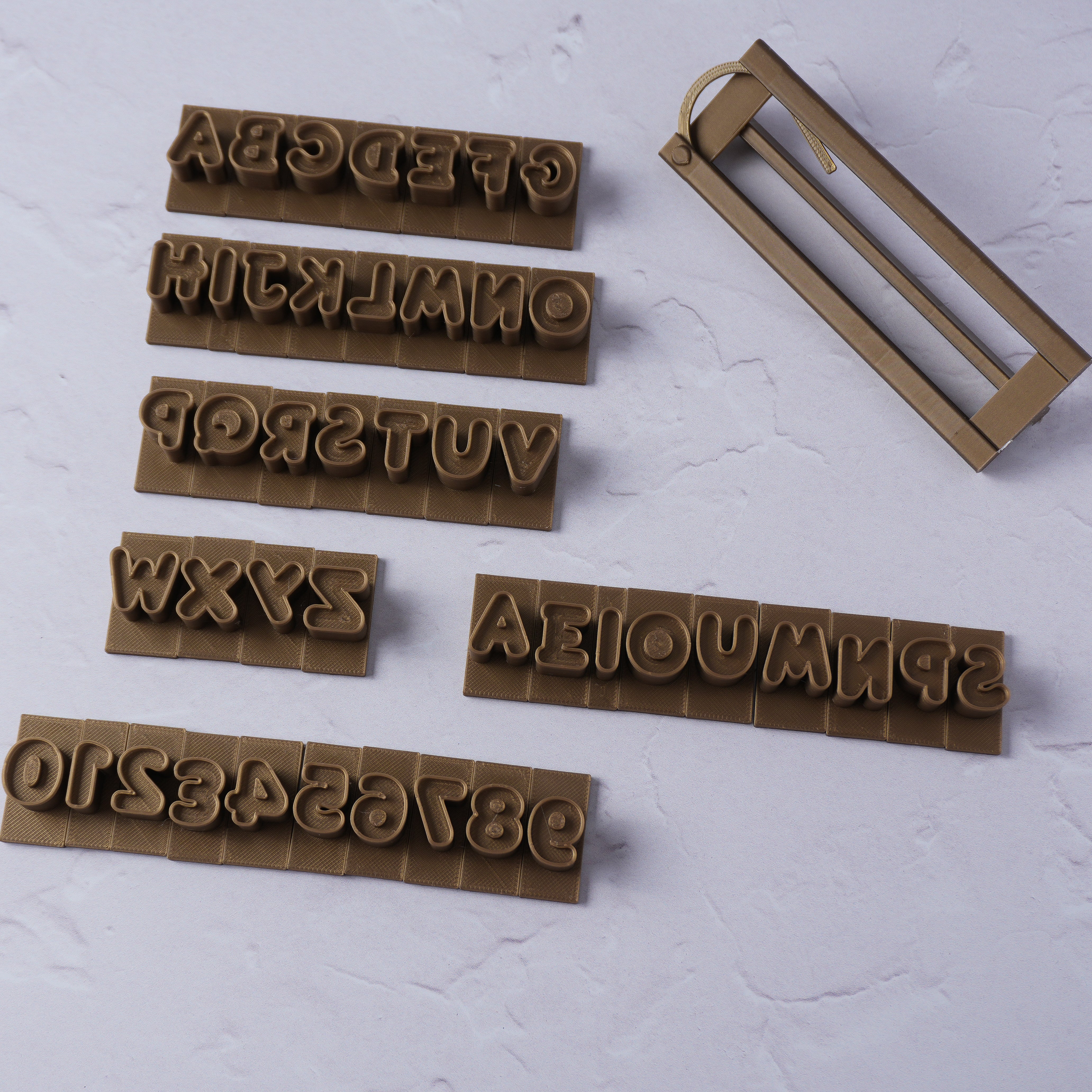 Two Tone Font Set