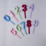 Cake Topper Zahlen – Bunt