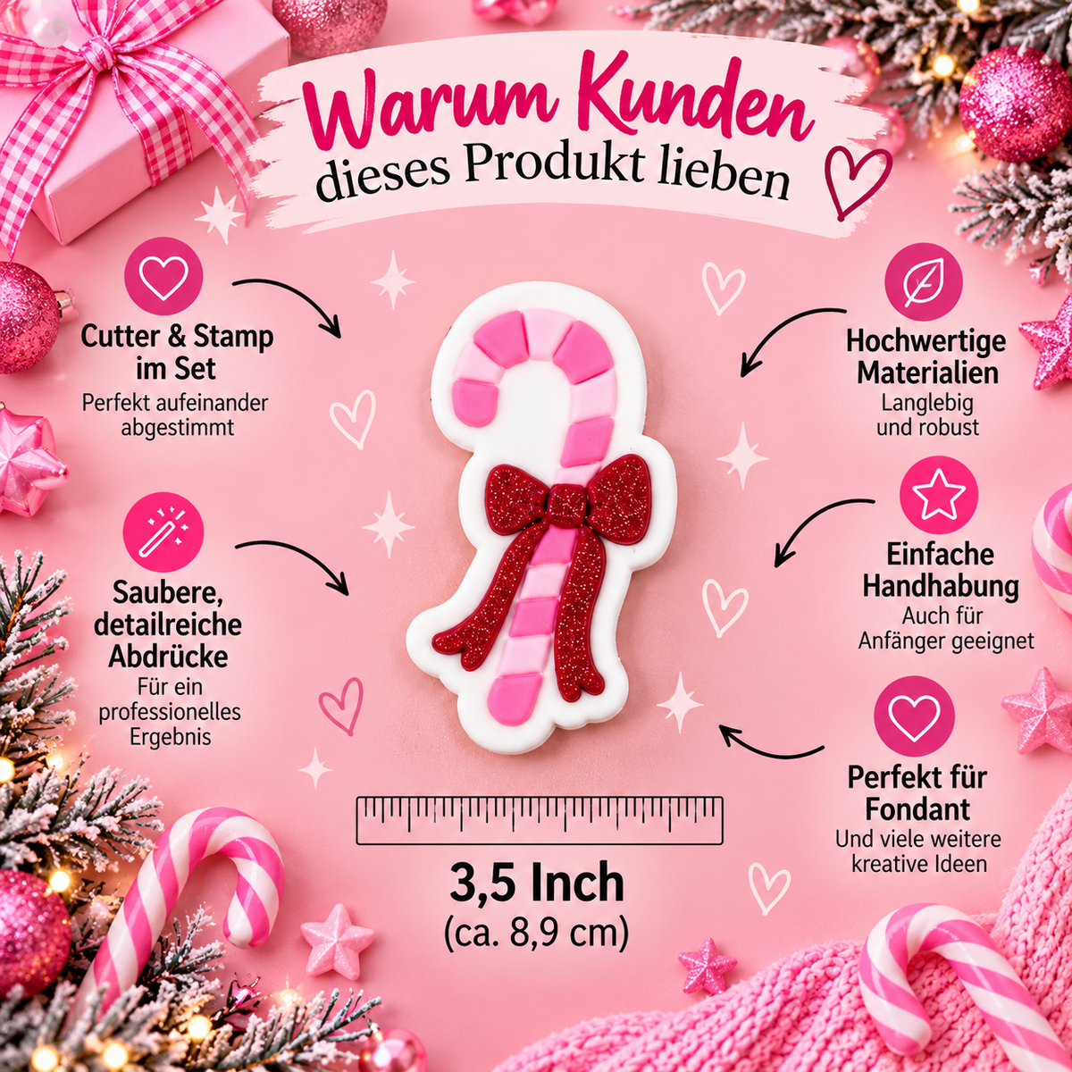Zuckerstange mit Schleife