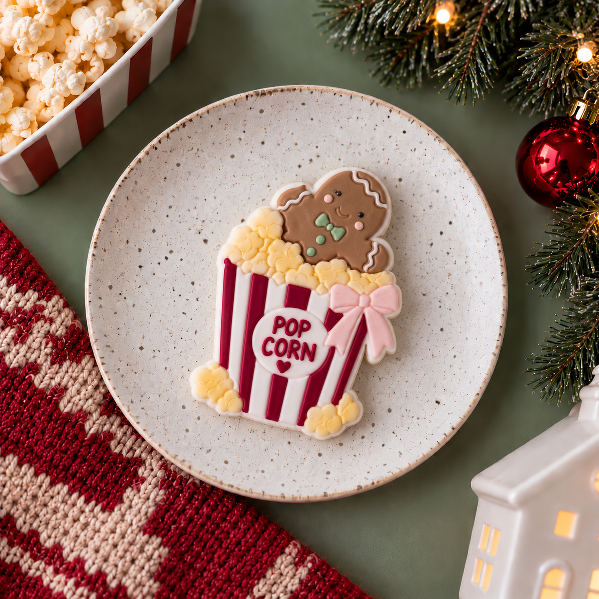 Popcorn mit Lebkuchenmann