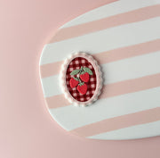 Erdbeeren im Rahmen